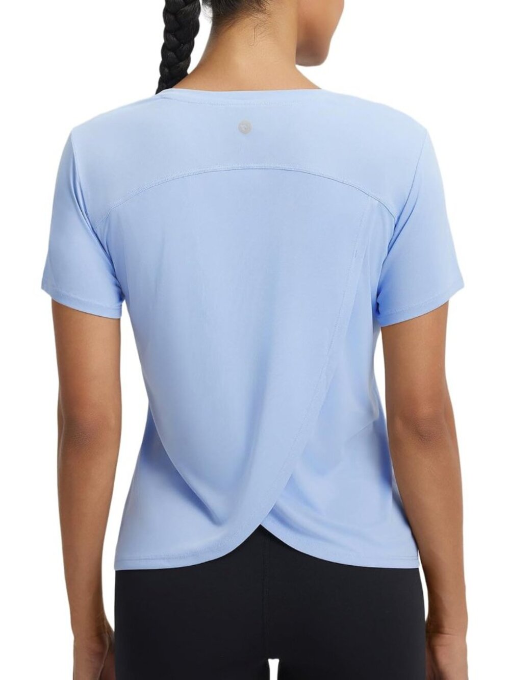 Women's Short Sleeve Athletic Workout Tops - Breathable, Lightweight Fitness